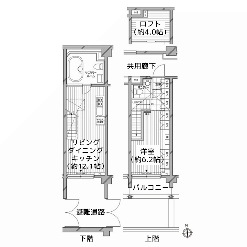 Pタイプ間取り図